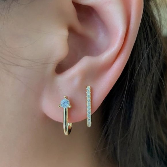 suspender stud earrings - Picture 1 of 5